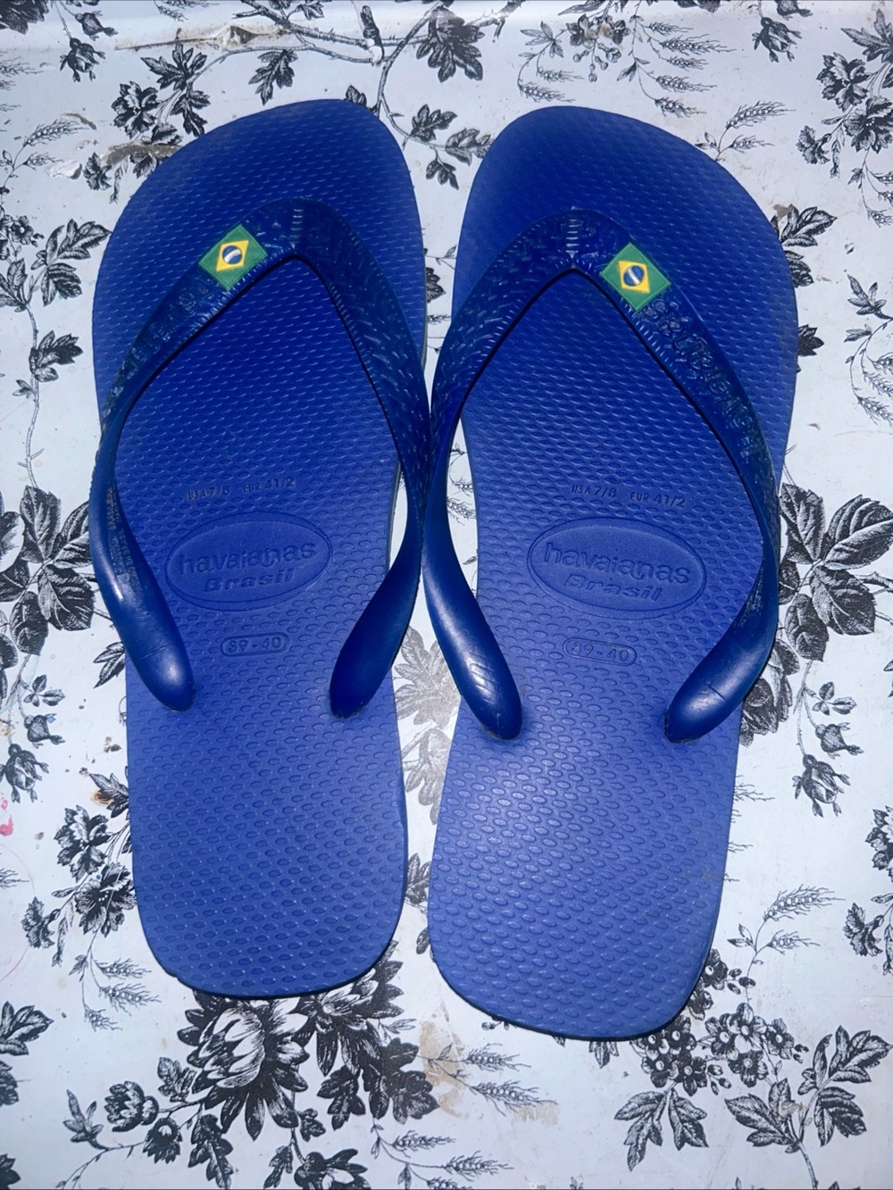 Havaianas Brazil Flag flip-flops Women’s USA 7/8 Eur 41/2